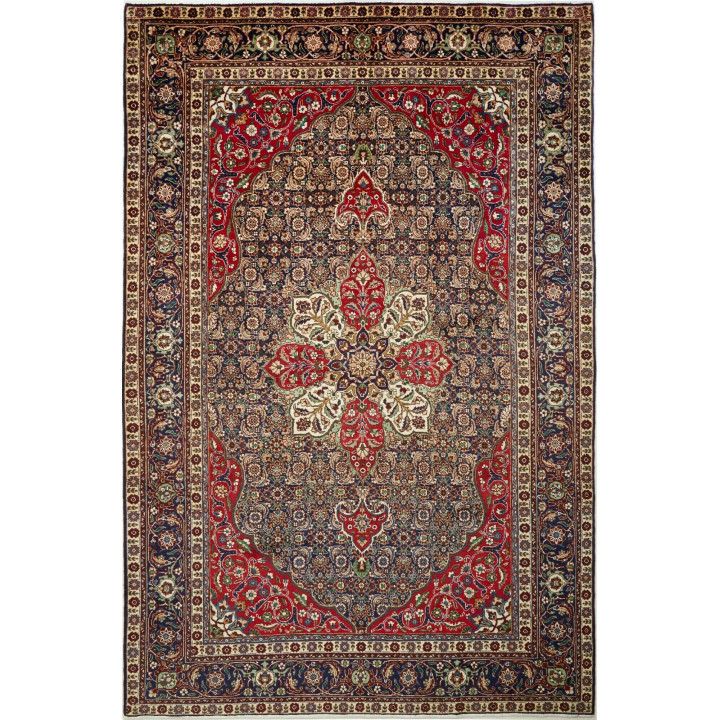 Tappeto Originale Tabriz Persia 200x305 Rosso B