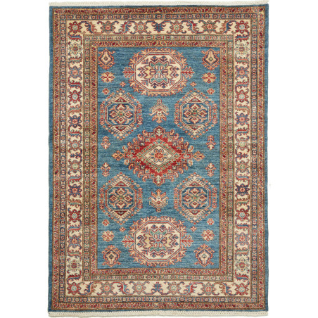 Rug Kazak Fine Pakistan 121x170 Petrol Blue Bei