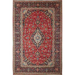 Hand Made Rug Ardakan Persia 195x300 Red Dark B