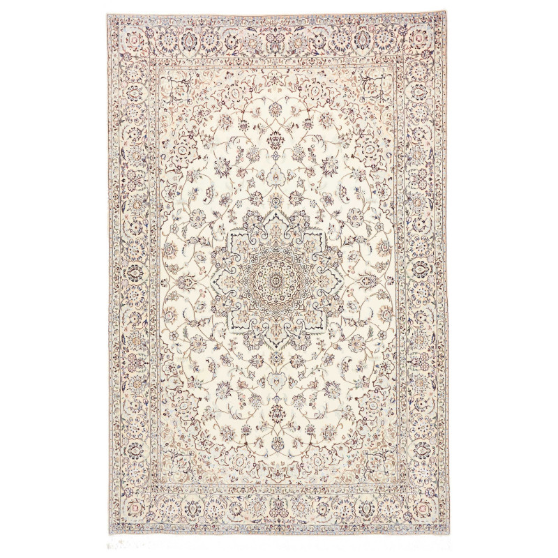 Nain 6la 160x245 Cm Nain 6la, Persia, Hand-carded Wool And