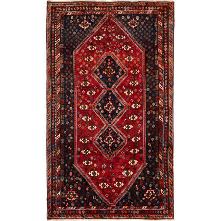 Shiraz 162x274 Cm Shiraz, Persia, Hand-carded Wool (cotton