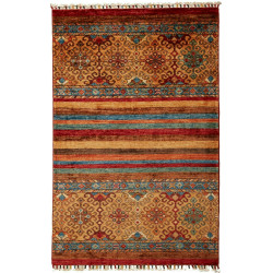 Rug Samarkand Pakistan 79x130 Gold Rust