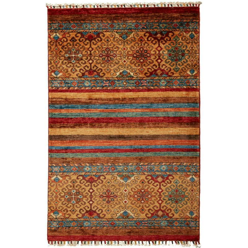 Rug Samarkand Pakistan 79x130 Gold Rust