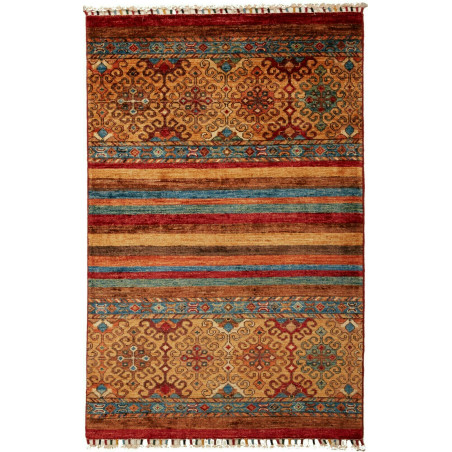 Rug Samarkand Pakistan 79x130 Gold Rust