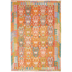 Rug Kilim Afghanistan 176x250 Orange Terracotta