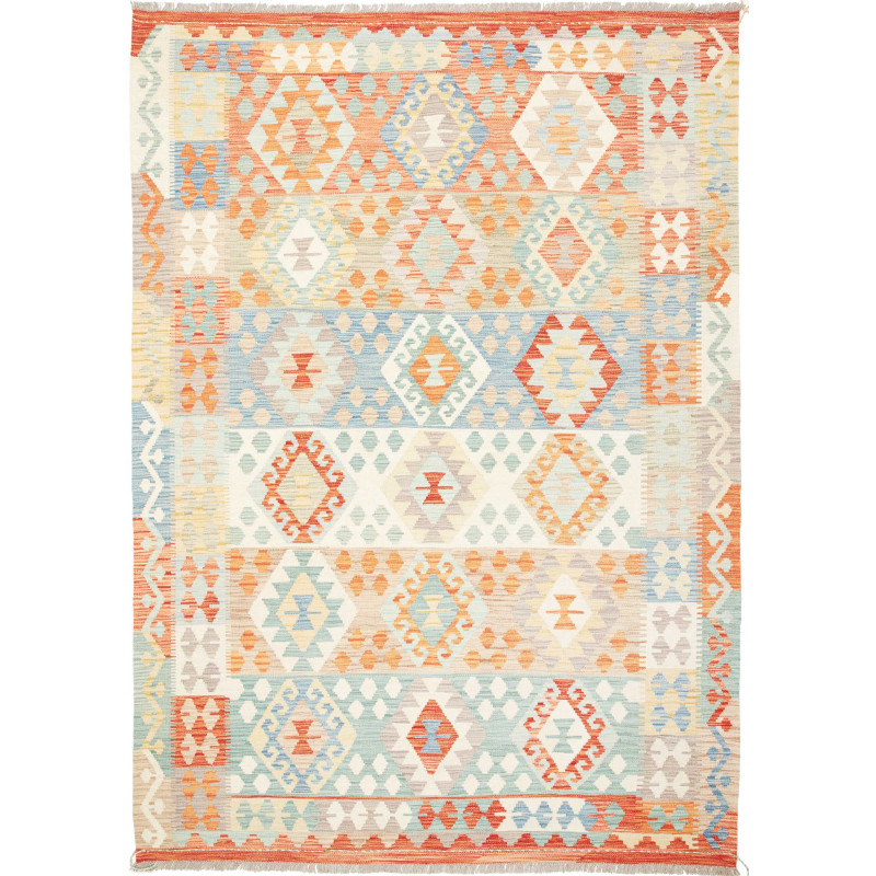 Kilim 174x244 Cm Kilim Afghanistan Hand-carded Wool Cotton