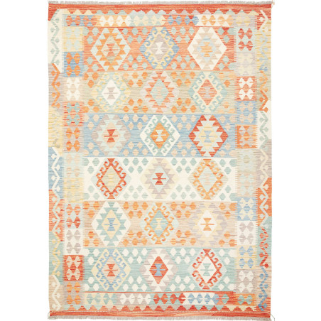 Kilim 174x244 Cm Kilim Afghanistan Hand-carded Wool Cotton