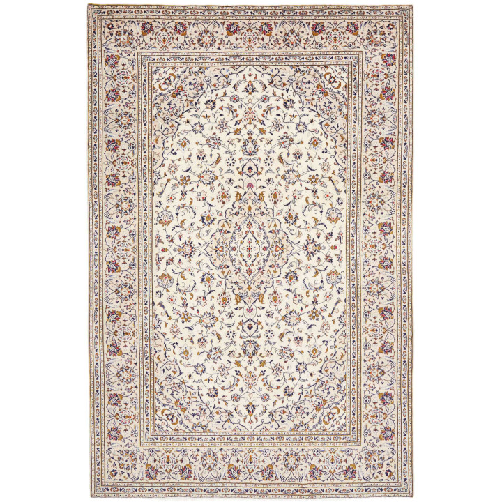 Tappeto Originale Kashan Persia 202x305 Avorio