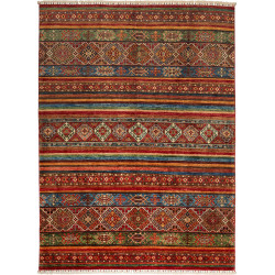 Rug Samarkand Pakistan 178x246 Multi-colored (r
