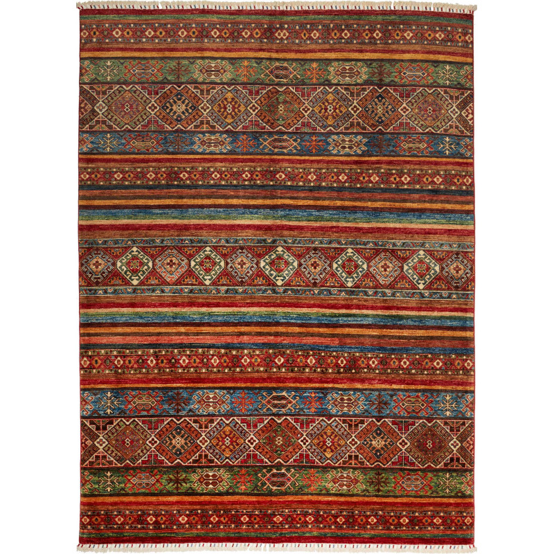 Rug Samarkand Pakistan 178x246 Multi-colored (r