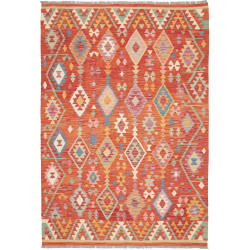 Rug Kilim Afghanistan 167x246 Red-orange Blue