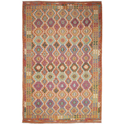 Kilim 198x302 Cm Kilim, Afghanistan, Hand-carded Wool (warp: