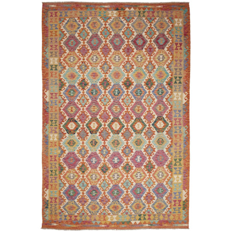 Kilim 198x302 Cm Kilim, Afghanistan, Hand-carded Wool (warp:
