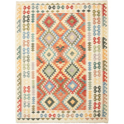 Rug Kilim Afghanistan 183x238 Cream Terracotta