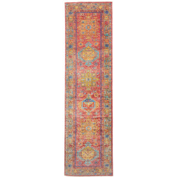 Rug Tribal Pakistan 80x299 Red Yellow