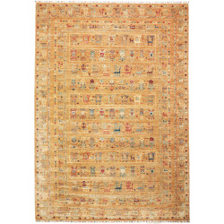 Rug Rubin Pakistan 208x290 Ocher Yellow Red