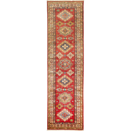 Rug Kazak Fine Pakistan 83x306 Terracotta Red B
