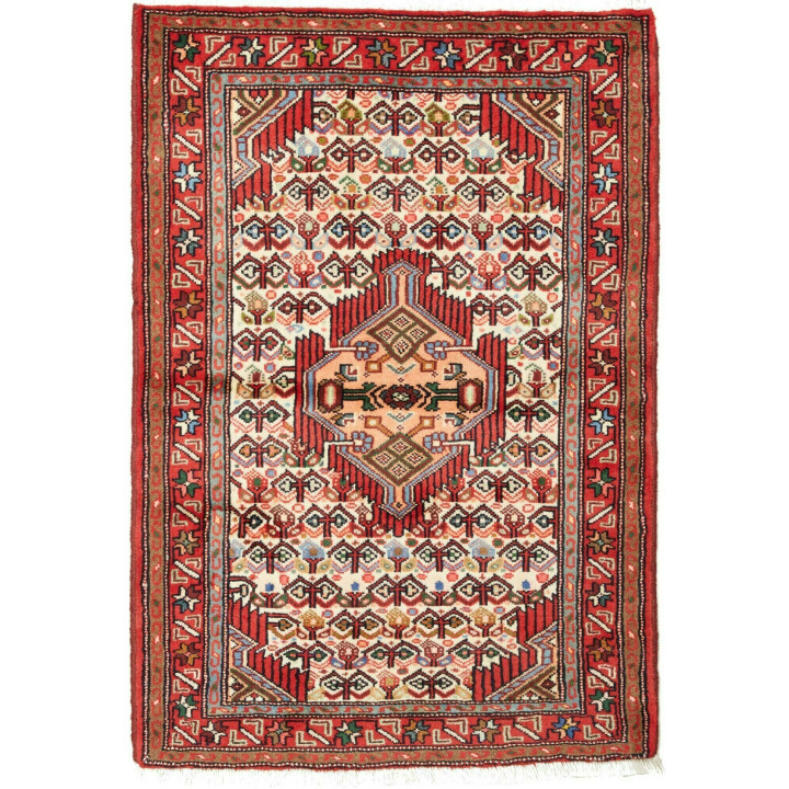 Tappeto Originale Hamadan Persia 83x123 Rosso A
