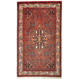 Tappeto Originale Hamadan Persia 77x134 Rosso B