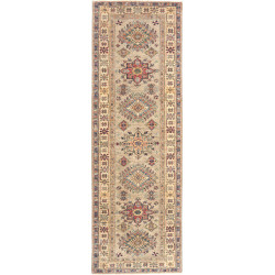 Rug Kazak Fine Pakistan 83x256 Beige Red