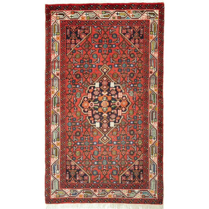 Tappeto Originale Hamadan Persia 77x134 Rosso B
