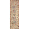 Rug Kazak Fine Pakistan 79x254 Greige Teal