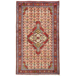 Hand Made Rug Hamadan Persia 77x132 Brick Red B