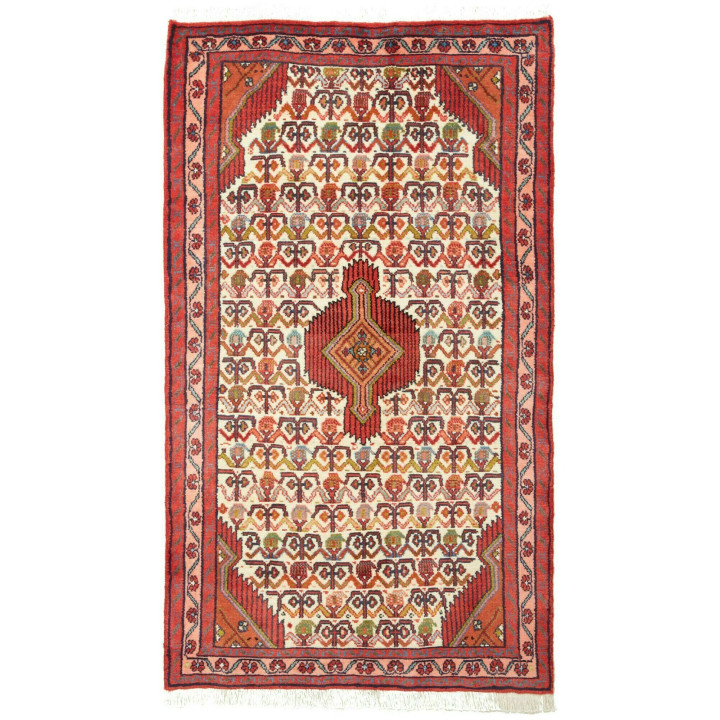 Tappeto Originale Hamadan Persia 75x130 Rosso A