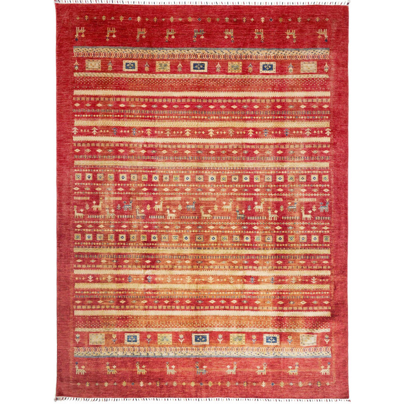 Rug Siva Pakistan 275x370 Red Cream