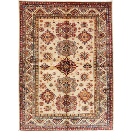 Rug Kazak Fine Pakistan 174x238 Creamy Beige Bu