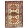 Rug Kazak Fine Pakistan 125x187 Ivory Blue