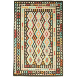 Hand Made Rug Kilim Afghanistan 194x294 Dark Br