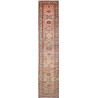 Rug Kazak Fine Pakistan 85x423 Grey-beige Red