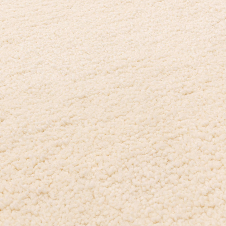 Rug Fes plain cream and white 200x290 cm