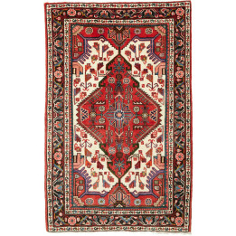 Tappeto Originale Hamadan Persia 85x135 Rosso A