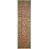 Rug Kazak Fine Pakistan 82x298 Terracotta Brown