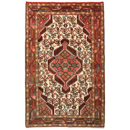Hand Made Rug Hamadan Persia 77x125 Brick Red I