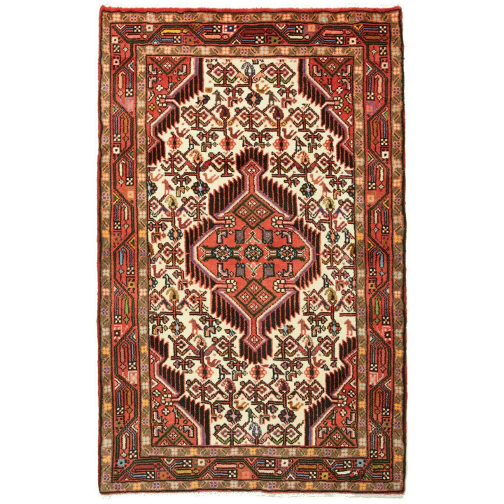 Hand Made Rug Hamadan Persia 77x125 Brick Red I
