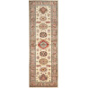 Rug Kazak Fine Pakistan 80x242 Ivory Red