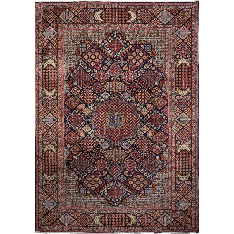 Rug Nadjafabad Persia 305x430 Navy Blue Burgund