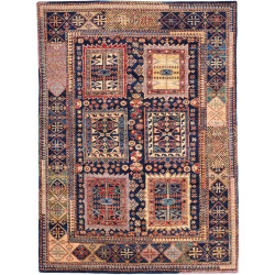 Rug Tribal Pakistan 156x210 Deep Blue Terracott