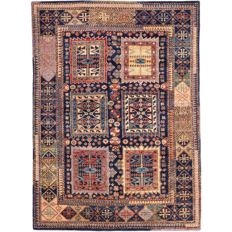 Rug Tribal Pakistan 156x210 Deep Blue Terracott