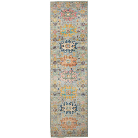 Rug Tribal Pakistan 77x291 Dusty Blue Antique P