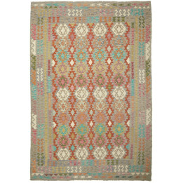 Hand Made Rug Kilim Afghanistan 203x295 Multico