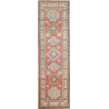 Rug Kazak Afghanistan 80x289 Terracotta Cream