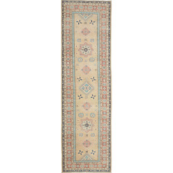 Rug Kazak Afghanistan 85x294 Beige