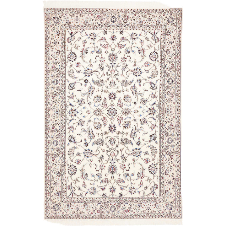 Hand Made Rug Nain 6la Persia 153x231 Ivory Blu