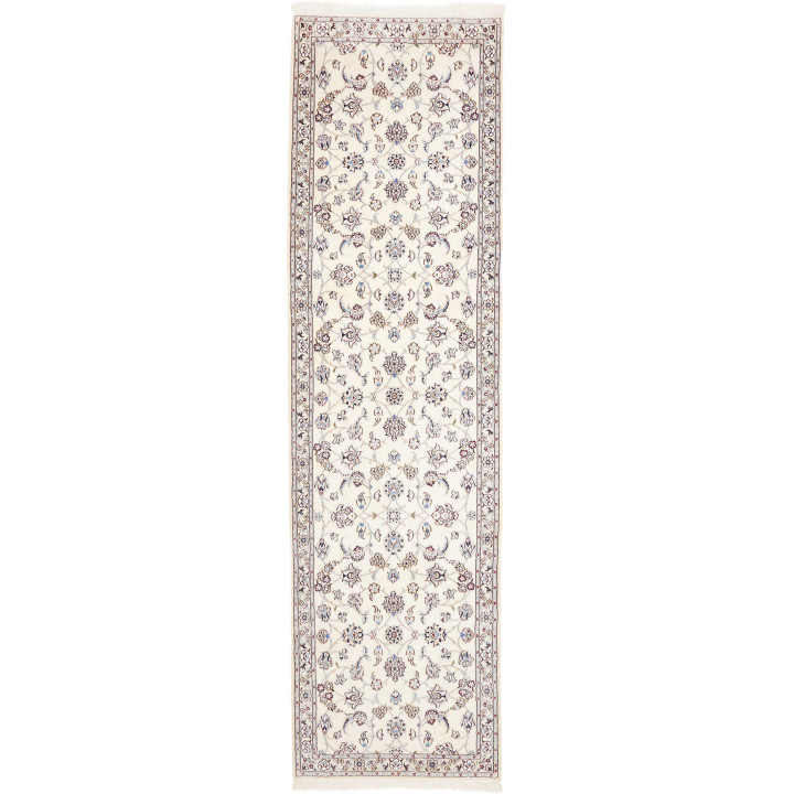 Tappeto Originale Nain 9la Persia 90x332 Avorio