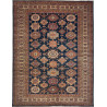 Rug Kazak Fine Pakistan 281x371 Navy Blue Beige