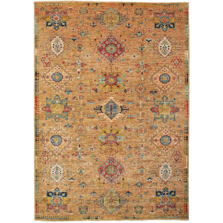 Hand Made Rug Floralia Pakistan 170x240 Rust Bl
